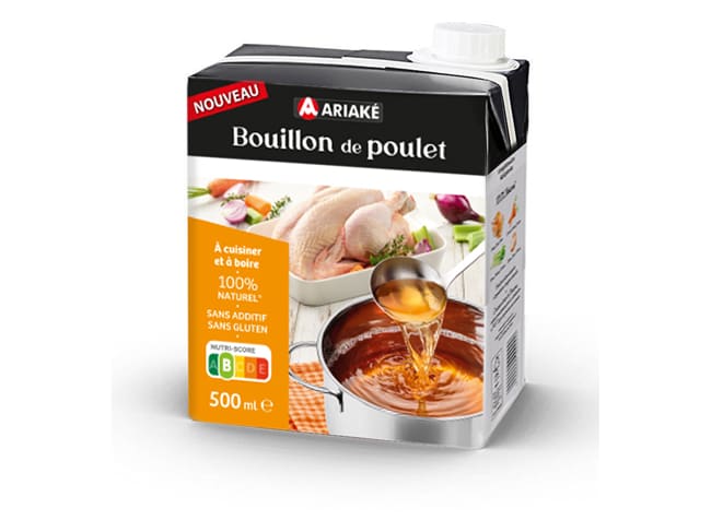 Bouillon de poulet - 500 ml - Ariake