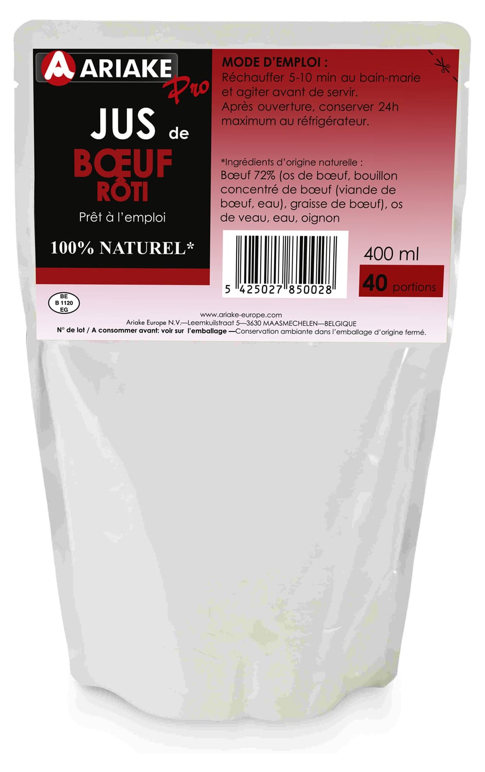 Jus de bœuf 400 ml Ariake Meilleur du Chef