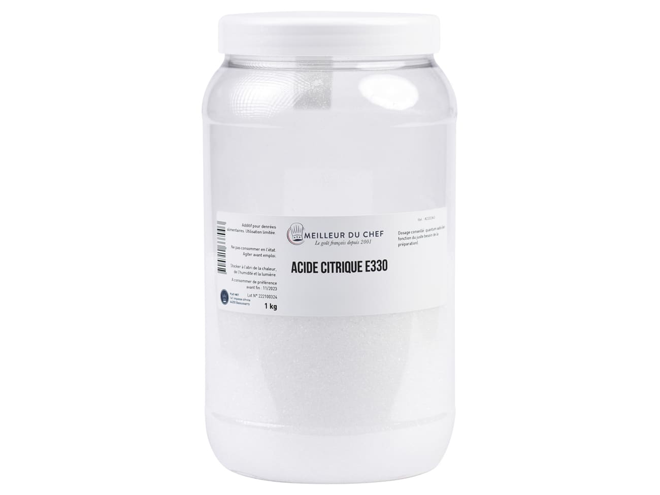Acide Citrique E330 - sachet de 500g et 1kg