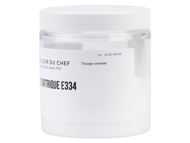 Acide tartrique E334 - 100 g - Meilleur du Chef