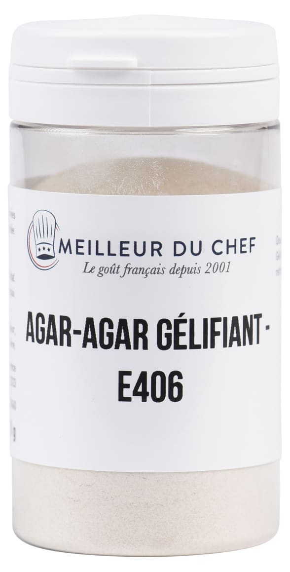 Agar agar en poudre 500 gr - Epaississant et gélifiant végétal naturel :  : Epicerie
