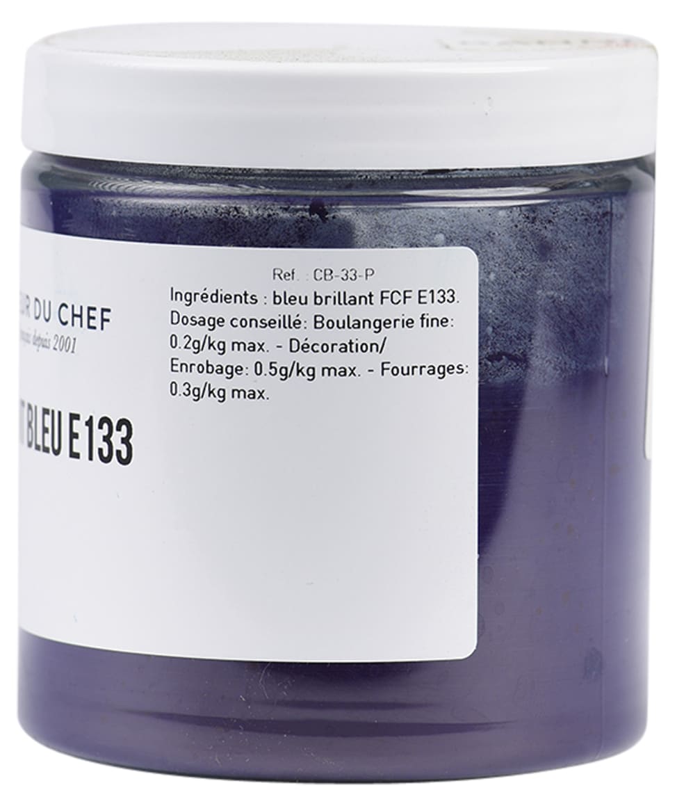 Colorant alimentaire bleu E133 - Poudre liposoluble - BienManger