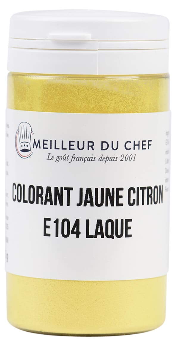 Colorant alimentaire en poudre jaune - lipodispersible - 25 g - Selectarôme  - Meilleur du Chef