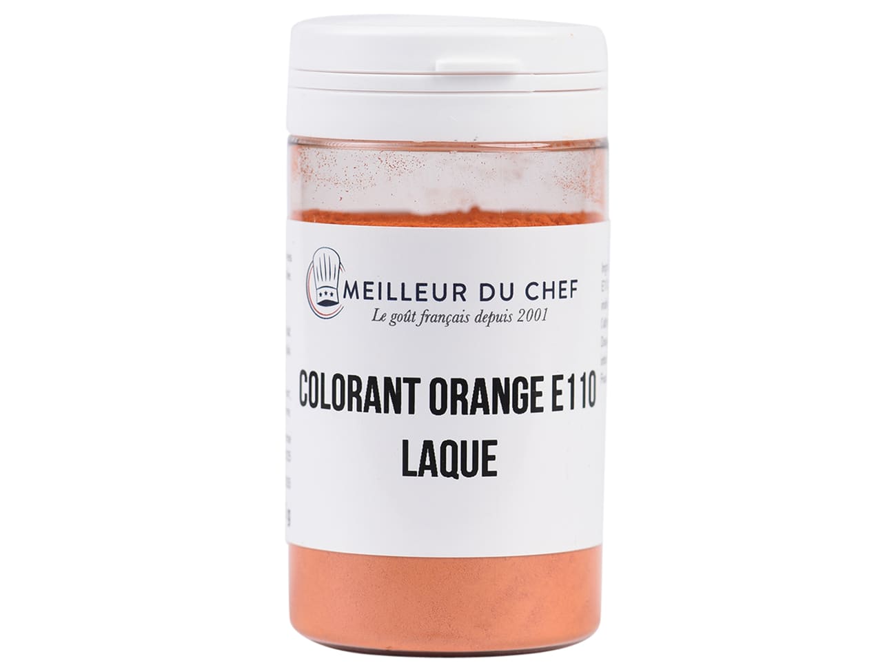 Colorant alimentaire en poudre orange - lipodispersible - 25 g