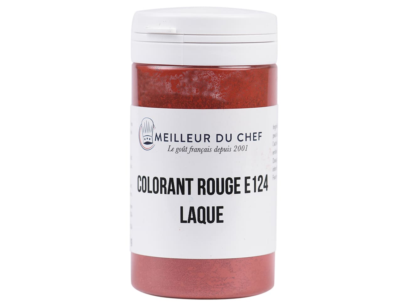 Colorant alimentaire en poudre rouge E124 - lipodispersible - 25 g -  Selectarôme - Meilleur du Chef