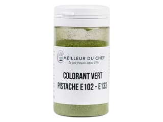 Colorant alimentaire en poudre vert pistache - lipodispersible - 25 g - Selectarôme