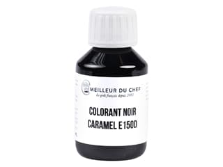 Colorant alimentaire liquide - noir-caramel E150d - 1 litre - Meilleur du Chef