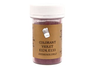 Colorant alimentaire en poudre violet - hydrosoluble - 10 g - Selectarôme