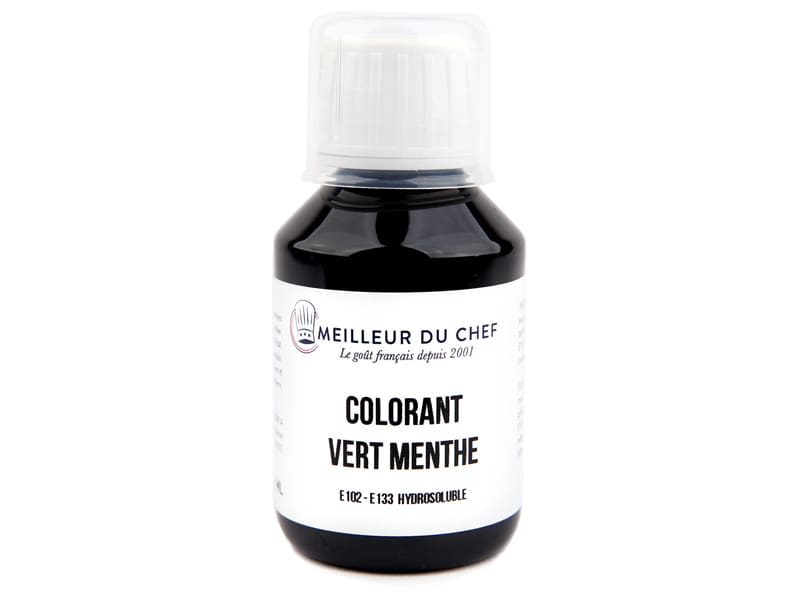Colorant alimentaire liquide Vert Menthe 100ml - Colichef