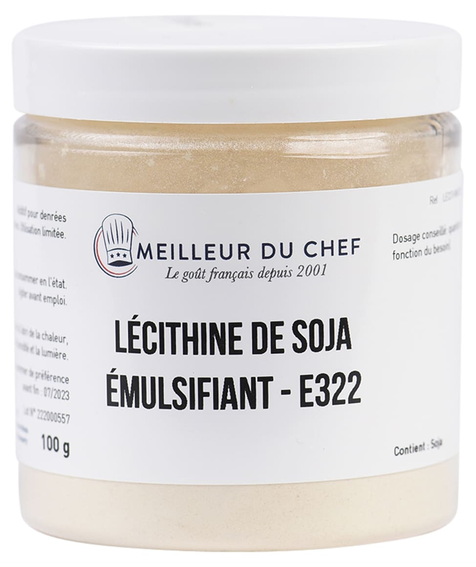 Lécithine de soja E322 - poudre - 100 g - Meilleur du Chef - Meilleur du  Chef