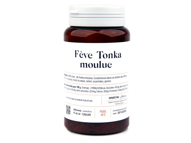 Fève Tonka moulue - 40 g - Mélodie Gourmande