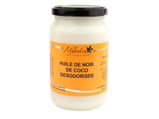 Huile de noix de coco - 370 ml - Mélodie Gourmande