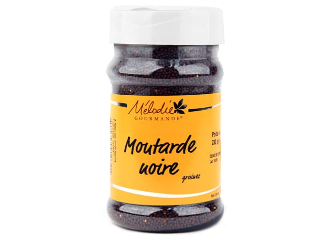 Moutarde noire graines - 230 g - Mélodie Gourmande