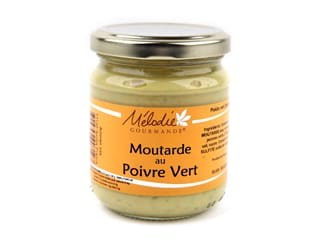 Moutarde - au poivre vert - 200 g - Mélodie Gourmande