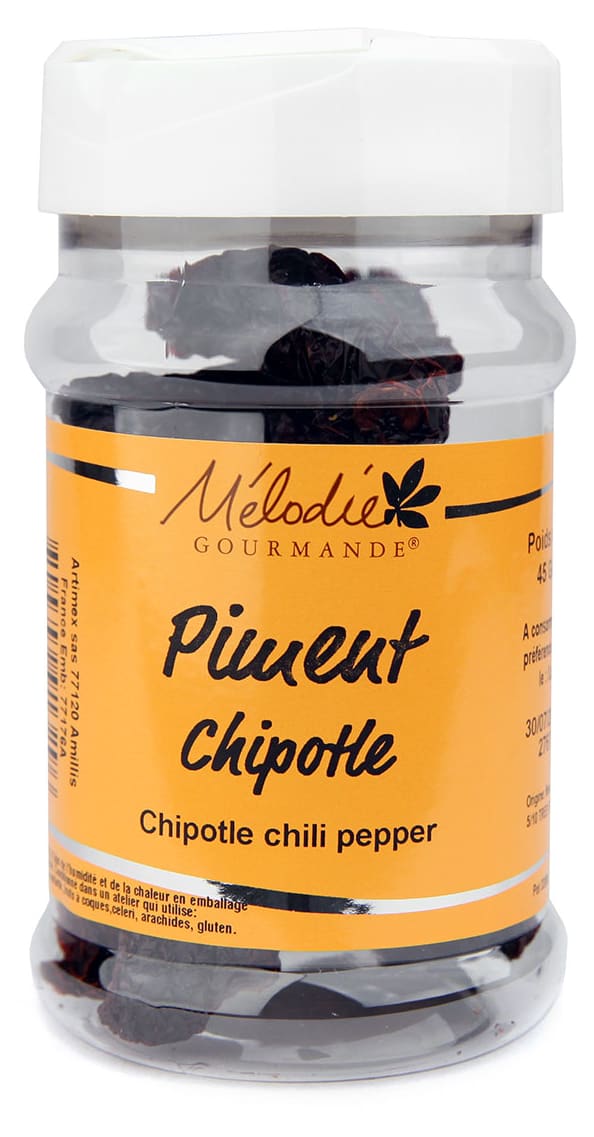 Piment chipotle entier 30 g Mélodie Gourmande Meilleur du Chef