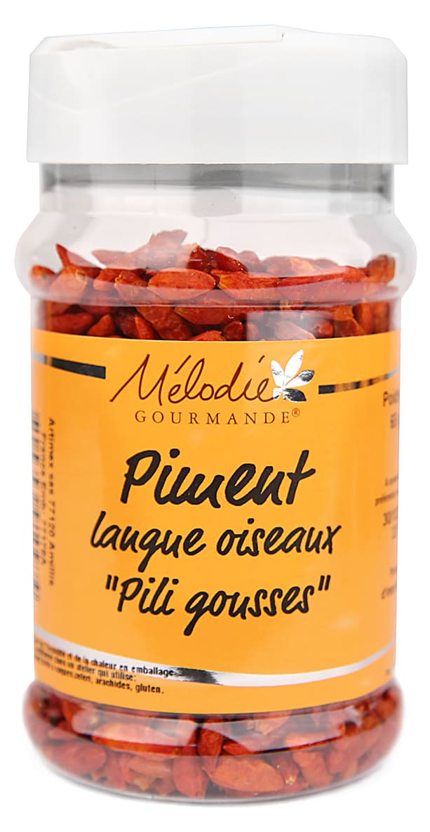Piment langue d'oiseaux 65 g Mélodie Gourmande Meilleur du Chef