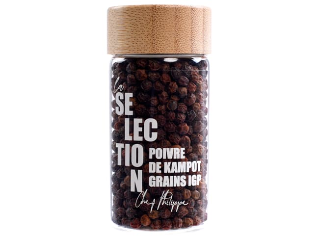 Poivre de Kampot noir - Sélection de Chef philippe - 70 g - Meilleur du Chef