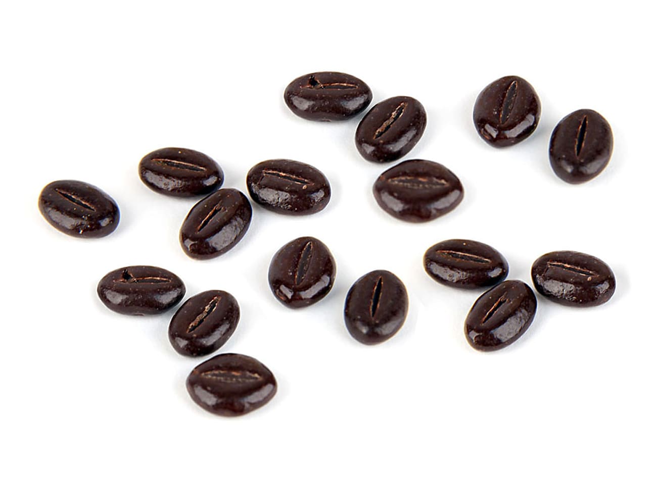 Set de 6 cuillères moka embout grains de café