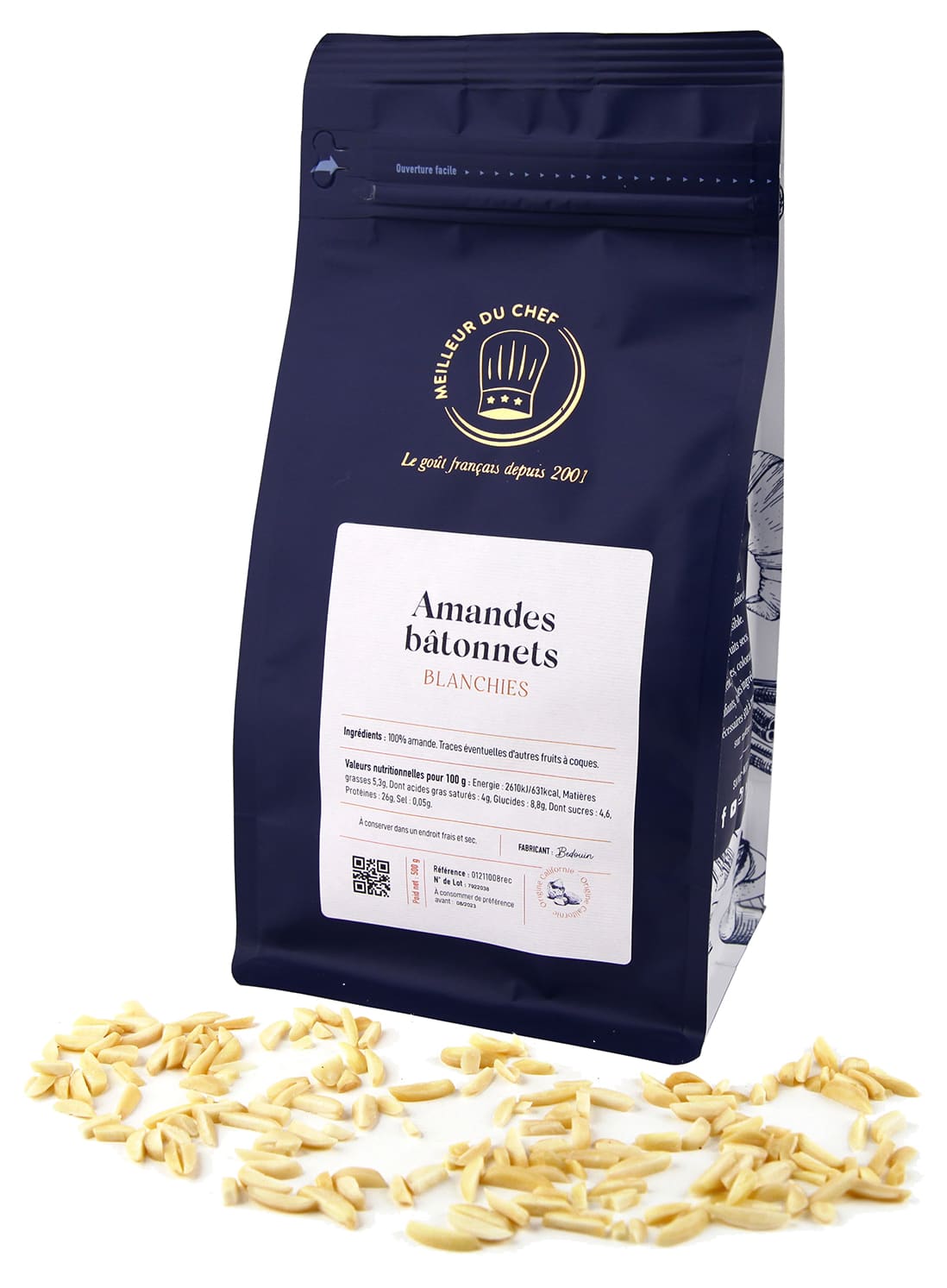 Amandes en batônnets - 1kg