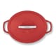Cocotte ovale Plume - rouge orangé - 31 cm - Beka