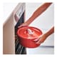 Cocotte ovale Plume - rouge orangé - 31 cm - Beka