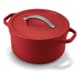 Cocotte ronde Plume - rouge orangé - Ø 24 cm - Beka