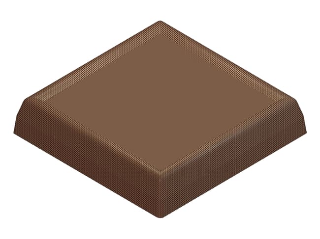 Moule chocolat - 10 carrés