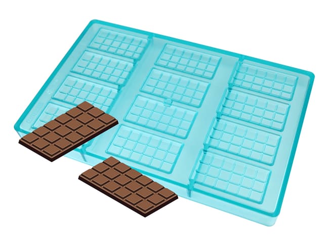 Moule chocolat - 12 mini tablettes - Occasion