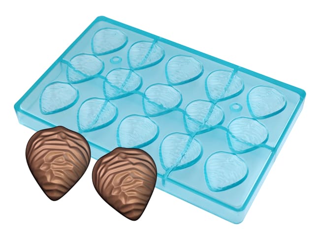 Moule chocolat - 15 coquillages