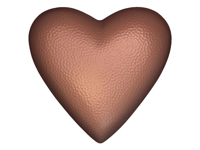 Moule chocolat - 2 coeurs 9,5 x 10 cm