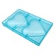 Moule chocolat - 2 coeurs 14 x 13 cm
