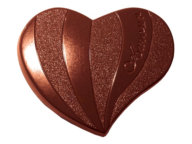 Moule chocolat "Amour" - 18 coeurs