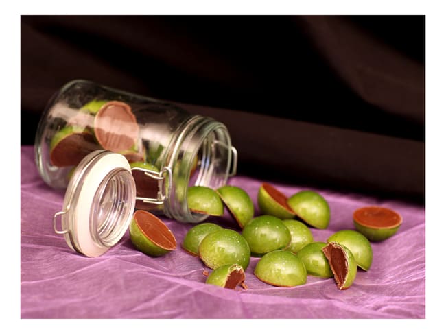 Moule chocolat - 32 demi-sphère Ø 2,6 cm - 27,5 x 17,5 cm Occasion