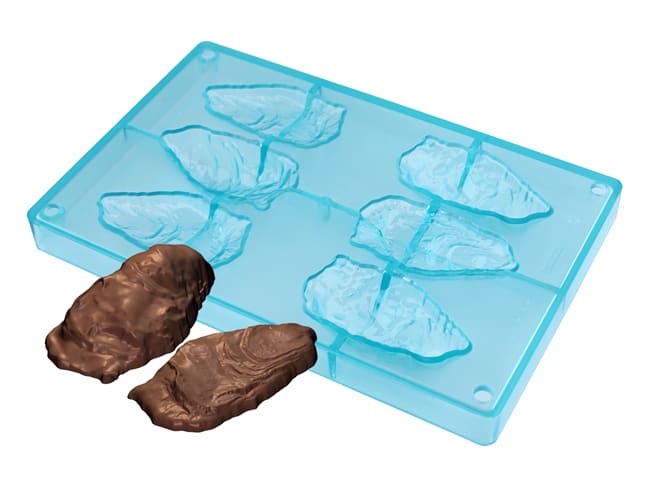 Moule chocolat - coquille d'huître