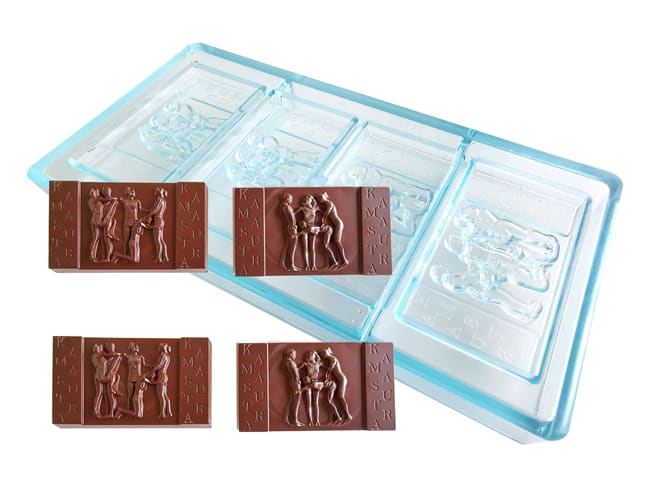 Moule chocolat - Kamasutra 3 - 4 empreintes