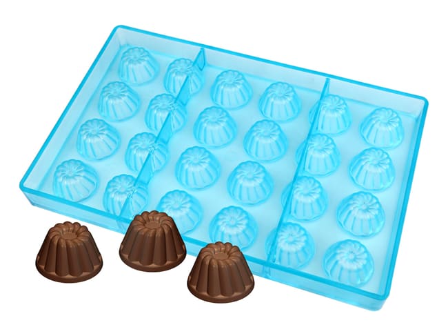 Moule chocolat - 24 mini-kouglofs