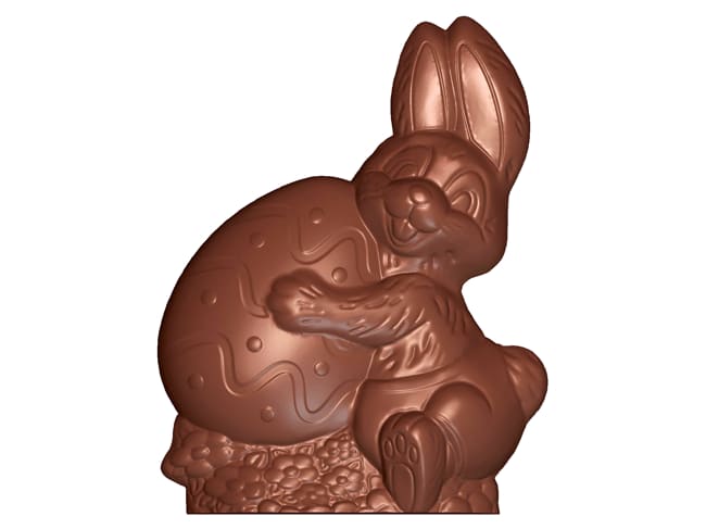 Moule chocolat - lapin et oeuf