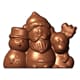 Moule chocolat Père Noël - bonhomme de neige et renne