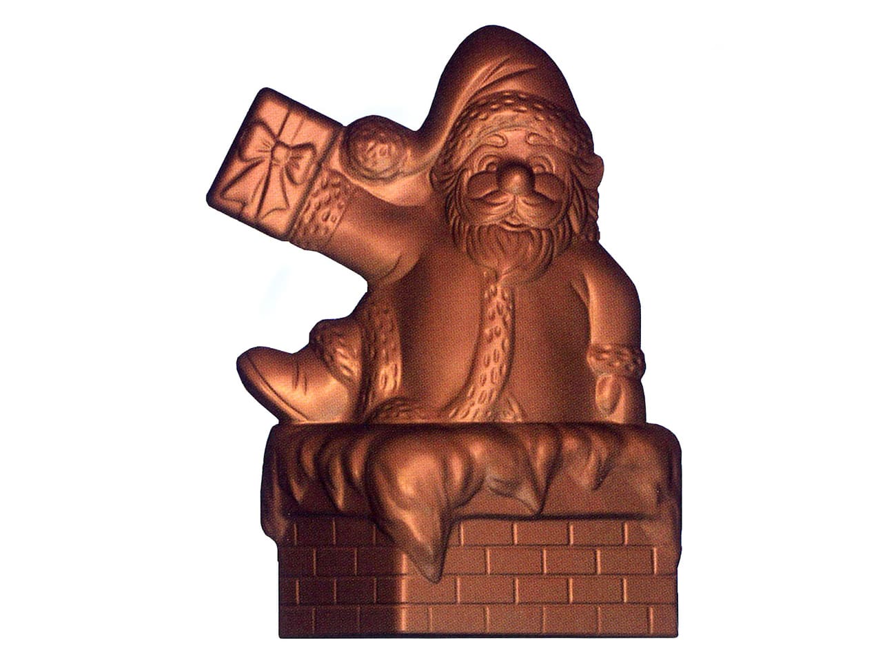 Moule chocolat père Noël - dans la cheminée - Meilleur du Chef