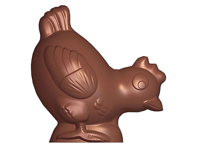 Moule chocolat - Poule qui picore