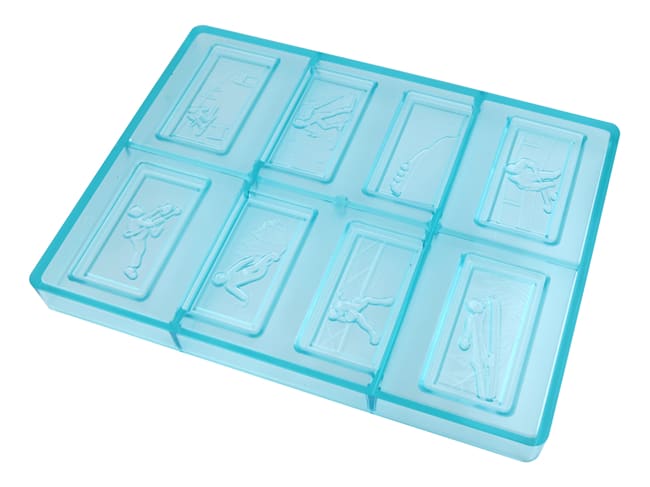 Moule chocolat - sports d'hiver