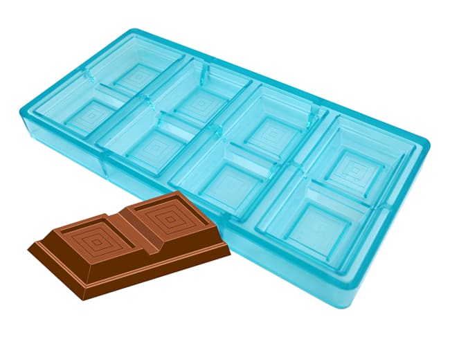 Moule chocolat - tablette à garnir
