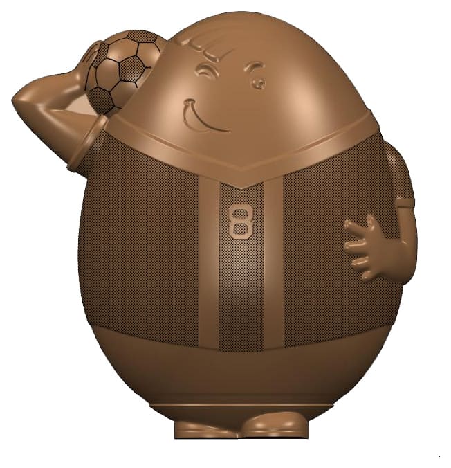 Moule à Chocolat En Forme De Ballon De Football Pour Décoration De Gâteau, Décoration De Cupcakes, Argile Polymère, Artisanat 5,5 X 5,5 X 2,5 Cm