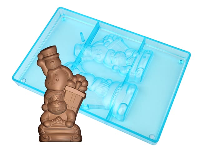Moules En Silicone Bonhomme De Neige - 2 Pièces | Pour Résine Époxy, Bougies, Savon DIY | Déco Noël & Hiver