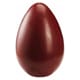 Moule chocolat - demi-oeuf lisse - 8 empreintes 10 x 6,7 cm