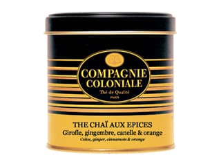 Thé Chaï aux épices - Thé noir, clous de girofle, cardamome, gingembre... - 120 g - Compagnie & Co