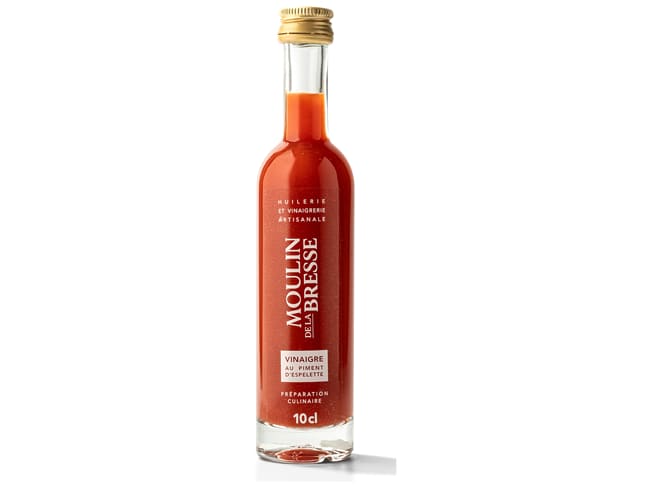 Vinaigre au Piment d'Espelette - 25 cl - Moulin de la Bresse
