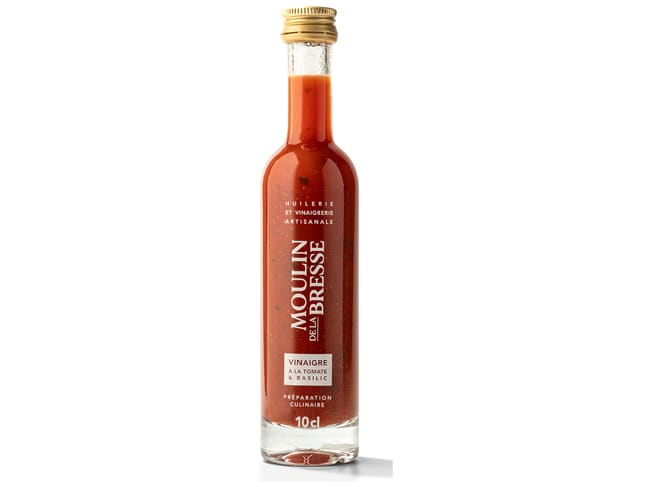 Vinaigre tomate et basilic - 25 cl - Moulin de la Bresse