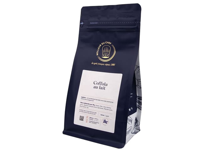 Coffola au lait - Couverture café à pâtisser - 500 g - Coffola