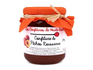 Confiture de pêche Roussanne